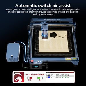 ATOMSTACK A40 Pro 210W Laser Machine Equiped with F30 Pro Air Assist Kit - CREATORALLY