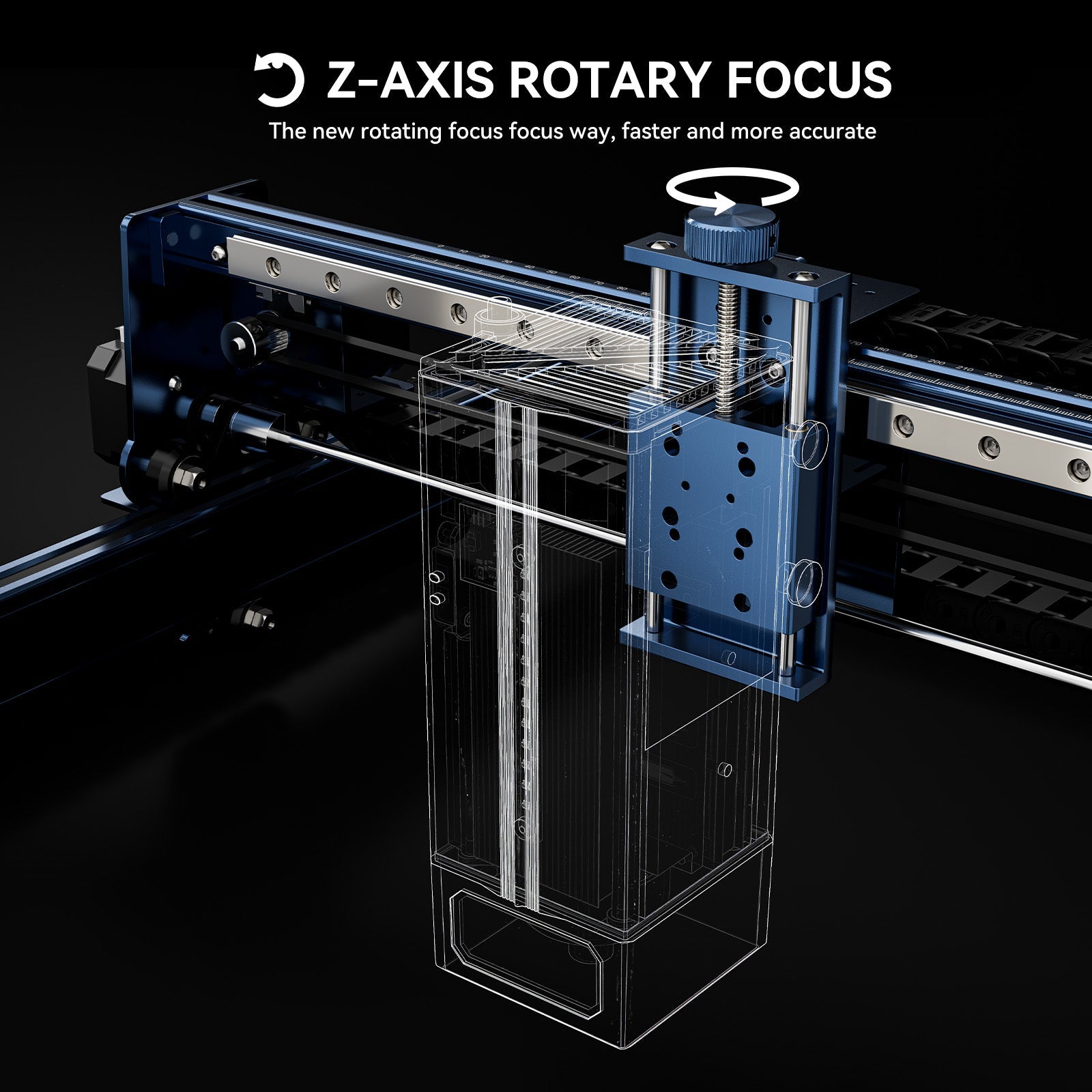 ATOMSTACK A40 Pro 210W Laser Machine Equiped with F30 Pro Air Assist Kit - CREATORALLY